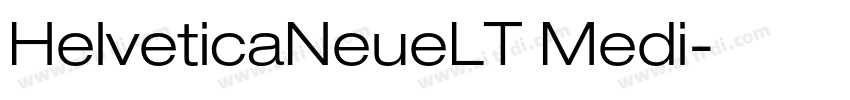 HelveticaNeueLT Medi字体转换